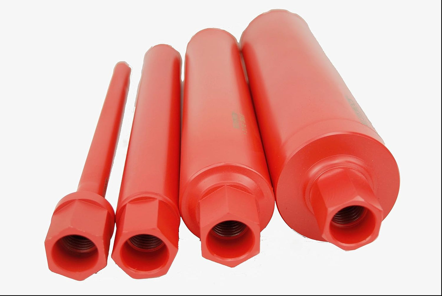 1"-4" Inch Diamond Wet Core Drill Bit Set 1-1/4” Threaded by Tools for Concrete Rebar Asphalt Brick Rock Masonry Hole Barrel Coring