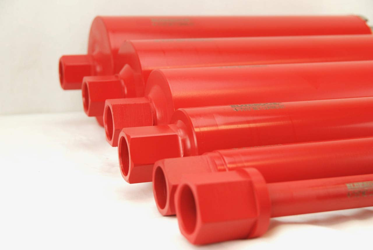 1"-6" Inch Diamond Wet Core Drill Bit Set 1-1/4” Threaded by Tools for Concrete Rebar Asphalt Brick Rock Masonry Hole Barrel Coring Bits