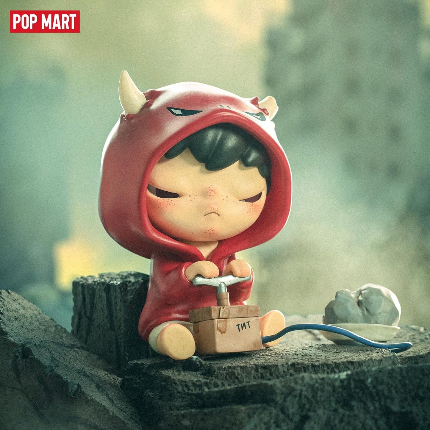 Hirono Mime Series Figures, 12Pcs Hirono Blind Box Figures, Random Design Action Figures Collectible Toys Home Decorations, Holiday Birthday Gifts for Girls and Boys, Whoel Set