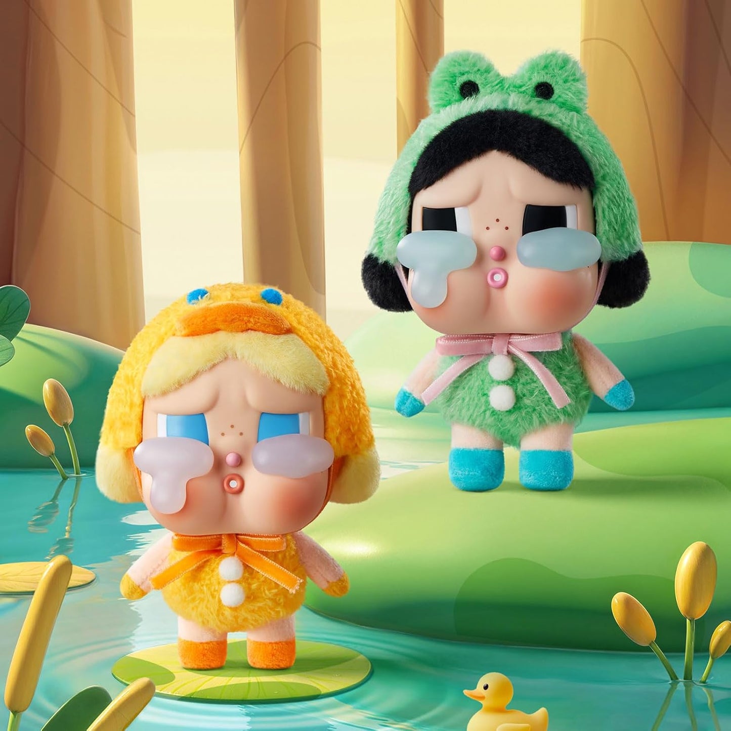 Crybaby Tears Factory Series - Vinyl Face Plush Blind Box, Random Design Action Figures Collectible Toys Home Decorations, Holiday Birthday Gifts, Single Box