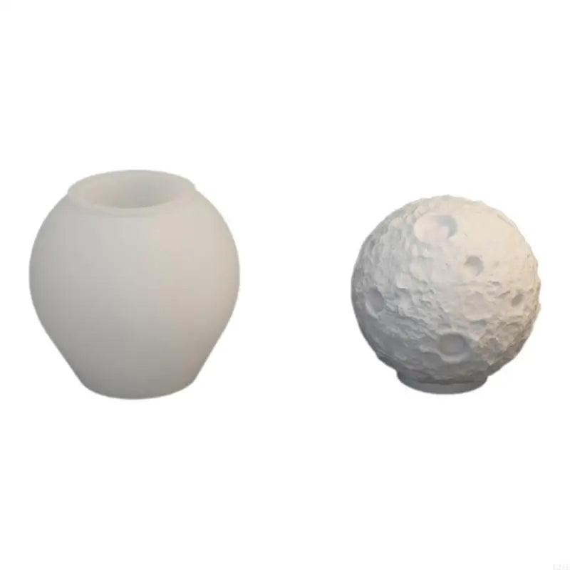 L21E Silicone Mold for Moon Space Figure Easy to Use Silicone Mold for Making Astronautic Crafts Table Decors Ornament