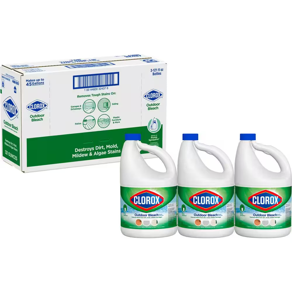 121 Oz. Pro Results Concentrated Liquid Outdoor Bleach Cleaner (4-Pack)