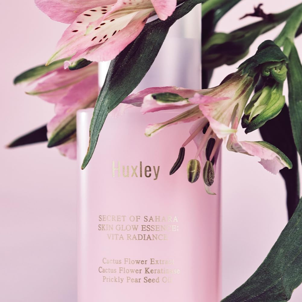Secret of Sahara Skin Glow Essence: Vita Radiance 50Ml/1.69 Fl. Oz.| Hydrating Korean Skin Care | Dull Skin | Daily Exfoliant Care