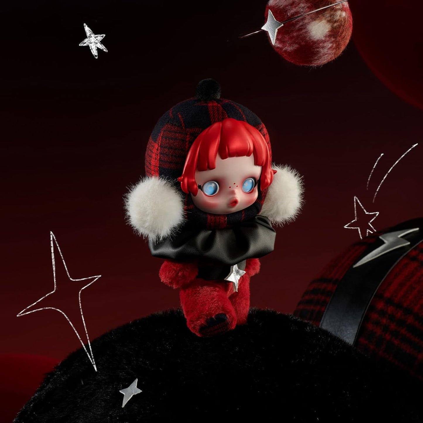 SKULLPANDA Winter Symphony Series, Blind Box Figures, Random Design Figures Collectible Toys Home Decorations, Holiday Birthday Gifts, Single Box