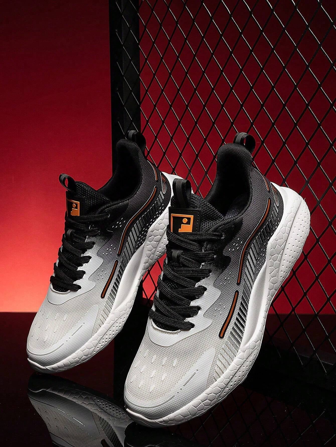 Unisex Casual Knitted Running Shoes, Thick Outsole and Elevated Height, Korean Design for Couple