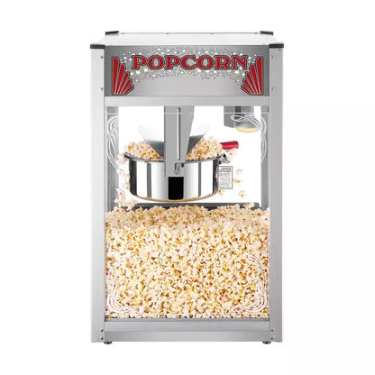 Commercial 16 Oz. Majestic Silver Countertop Popcorn Machine