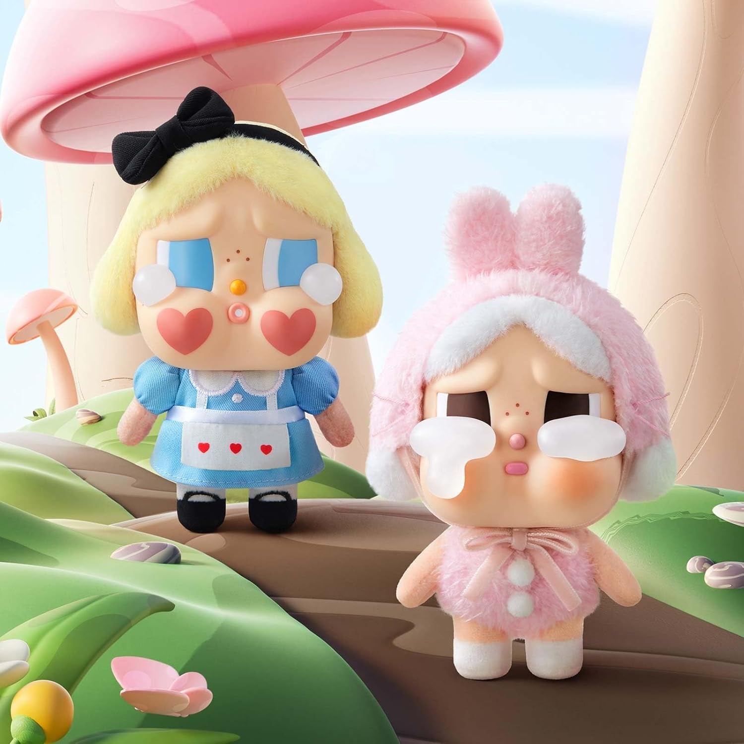 Crybaby Tears Factory Series - Vinyl Face Plush Blind Box, Random Design Action Figures Collectible Toys Home Decorations, Holiday Birthday Gifts, Single Box