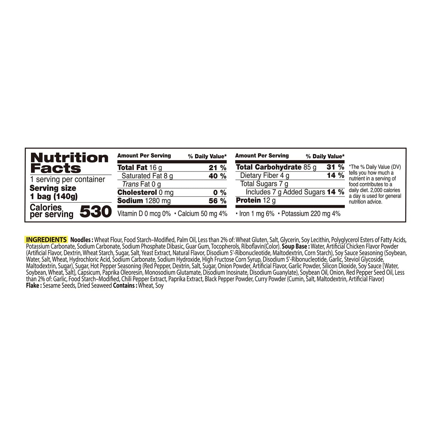 Buldak (Korean) Hot Spicy Chicken Stir Fried Ramen (Noodles) 4.94 Oz (Pack of 20)