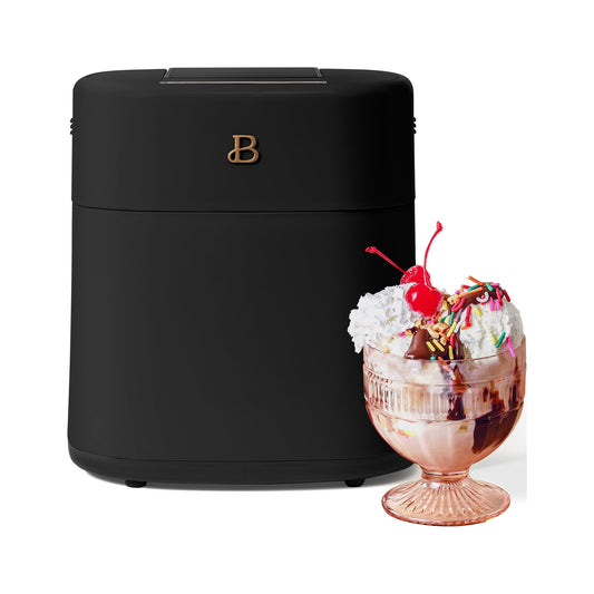 1.5 Qt Ice Cream Maker with Touch Activated Display, Black Sesame by Drew Barrymore