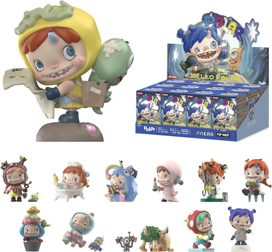 Polar - Hello Polar Season 1 Series Blind Box Figures, Random Design Action Figures Collectible Toys Home Decorations, Holiday Birthday Gifts, Whole Set