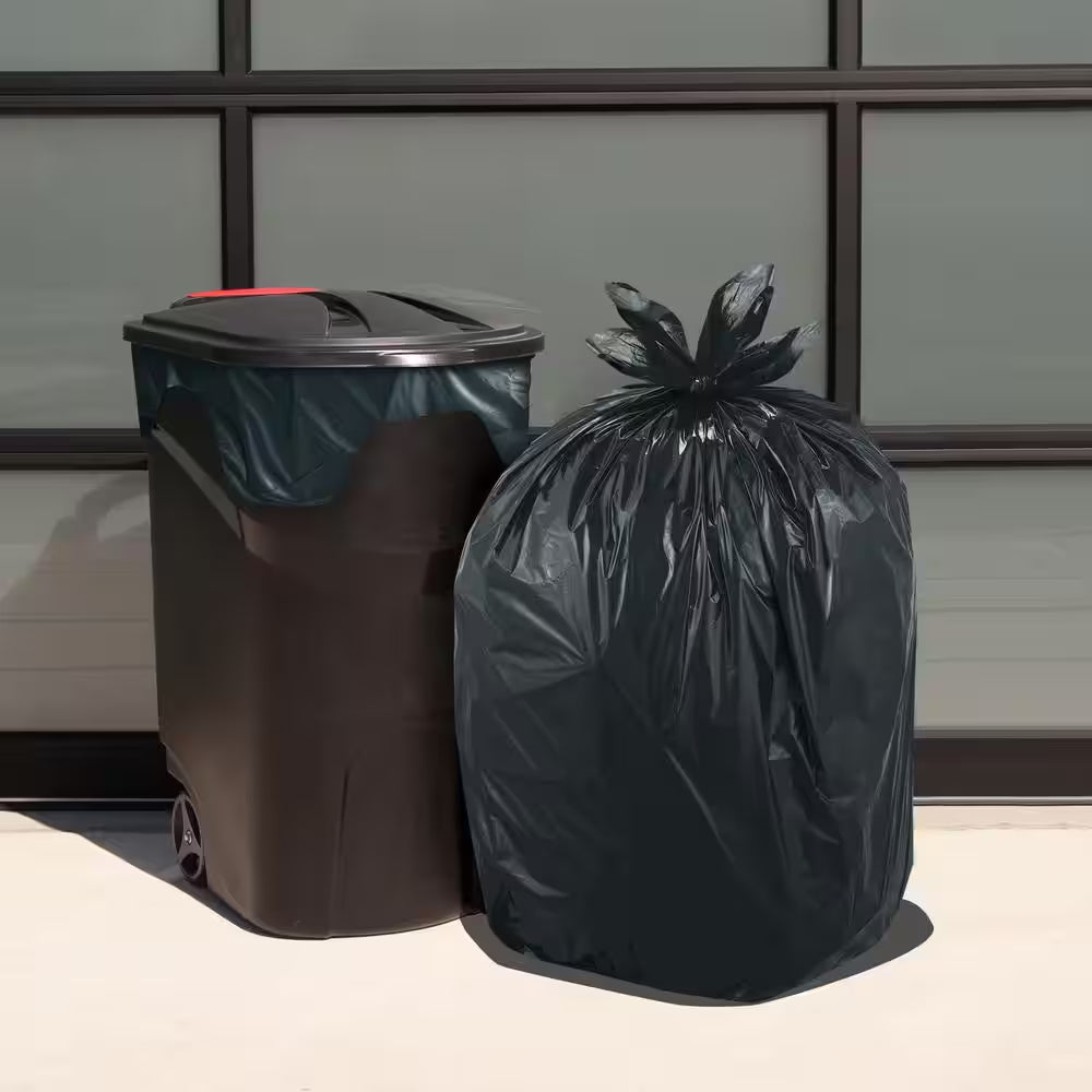 50 Gallon Wave Cut Extra Large Trash Bags (100-Count)