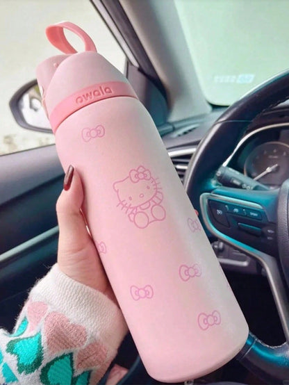 Owala Freesip 32Oz – Urban Outfitters Edition, Flower Crown, Tea Time Pink Hydration Bottle, Pillow Fight Cherry, Candy Coated