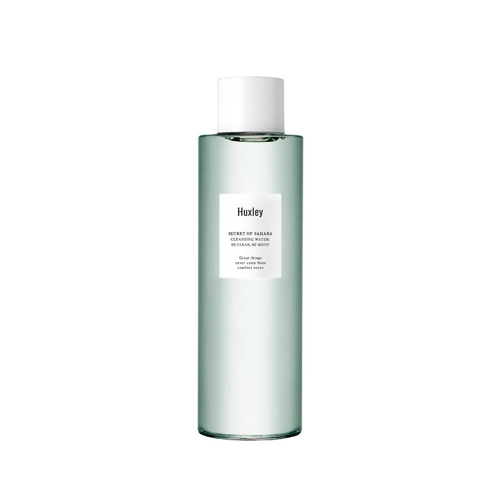 Secret of Sahara Cleansing Water: Be Clean, Be Moist 300Ml / 10.14 Fl. Oz. | Makeup Removal Cleanser | Gentle Face Cleanser for All Skin Type, Cleanses and Hydrates Skin