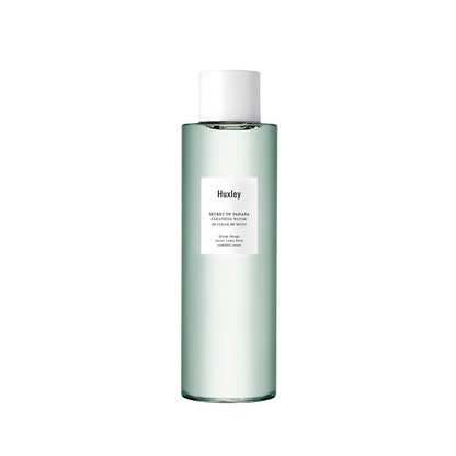 Secret of Sahara Cleansing Water: Be Clean, Be Moist 300Ml / 10.14 Fl. Oz. | Makeup Removal Cleanser | Gentle Face Cleanser for All Skin Type, Cleanses and Hydrates Skin
