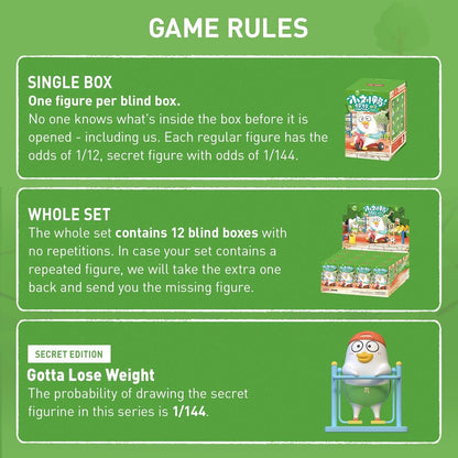 Duckyo'S Leisure Life Series Figures, Blind Box Figures, Random Design Action Figures Collectible Toys Home Decorations, Holiday Birthday Gifts, Single Box