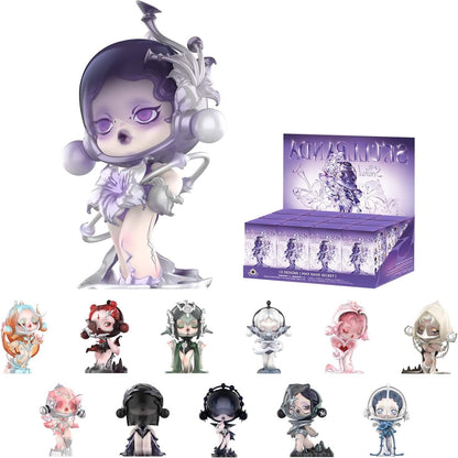 SKULLPANDA the Sound Series Figures, 12Pcs SKULLPANDA Blind Box Figures, Random Design Action Figures Collectible Toys Home Decorations, Holiday Birthday Gifts, Whole Set