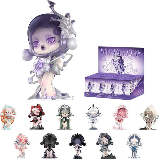 SKULLPANDA the Sound Series Figures, 12Pcs SKULLPANDA Blind Box Figures, Random Design Action Figures Collectible Toys Home Decorations, Holiday Birthday Gifts, Whole Set