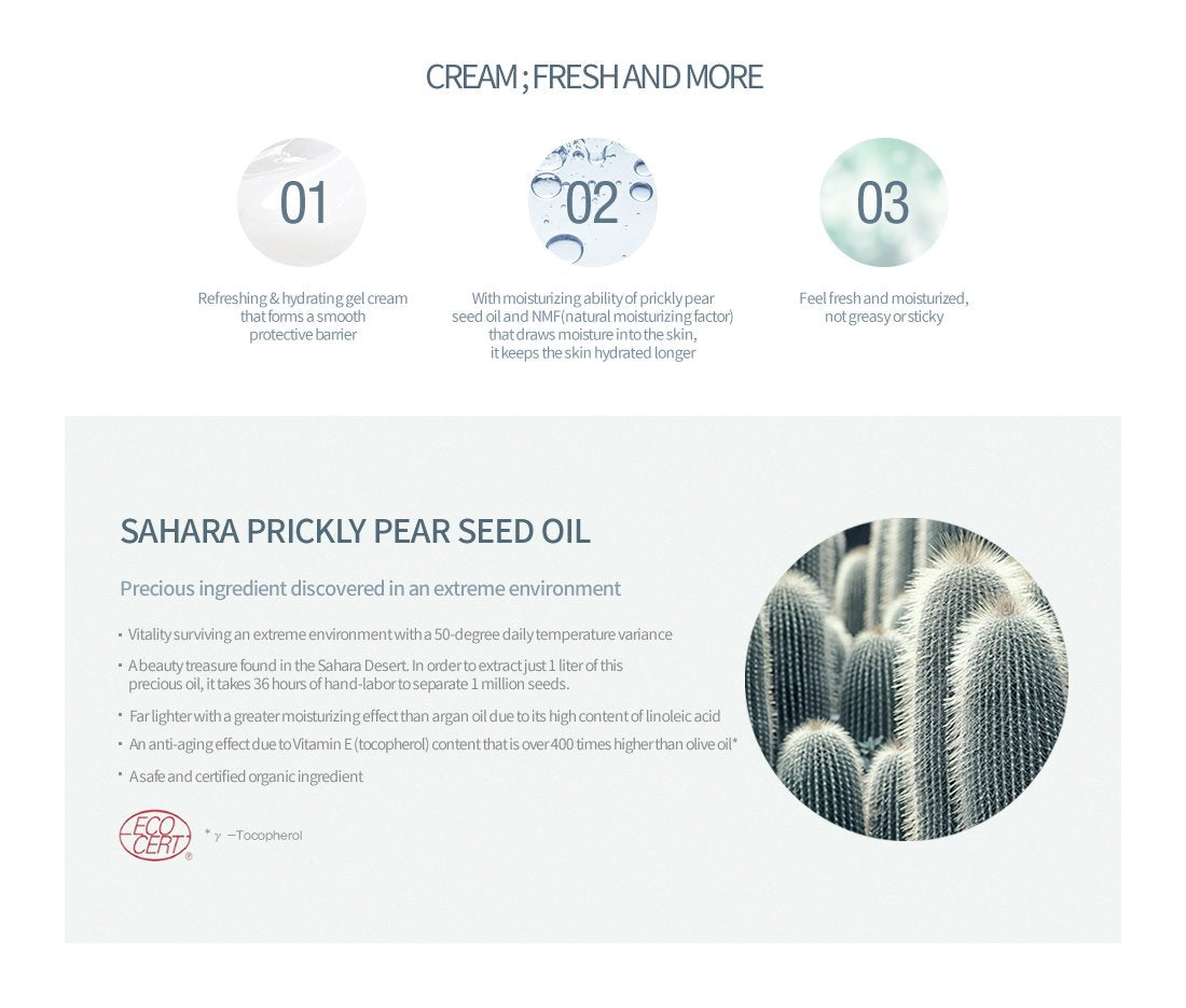 Secret of Sahara Cream Fresh and More 1.69 Fl Oz