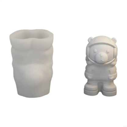 L21E Silicone Mold for Moon Space Figure Easy to Use Silicone Mold for Making Astronautic Crafts Table Decors Ornament