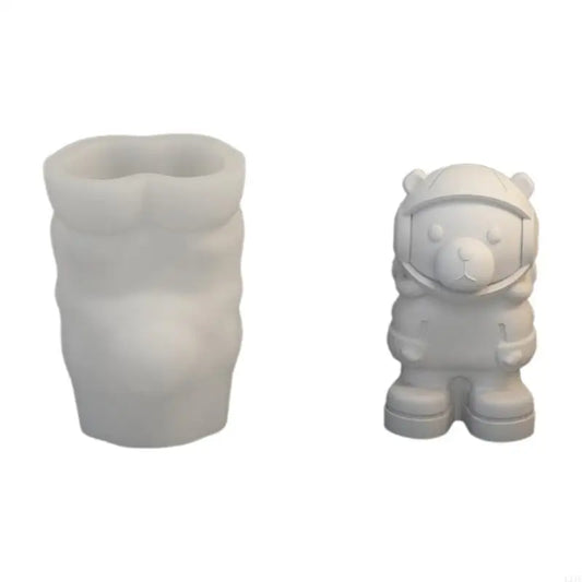 L21E Silicone Mold for Moon Space Figure Easy to Use Silicone Mold for Making Astronautic Crafts Table Decors Ornament