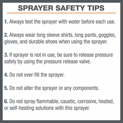 1 Gallon Multi-Purpose Lawn and Garden Pump Sprayer