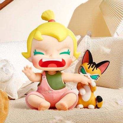 Baby Molly & Baby Tabby Series Figures, 12Pcs Blind Box Figures, Random Design Action Figures Collectible Toys Home Decorations, Holiday Birthday Gifts for Girls and Boys, Whole Set