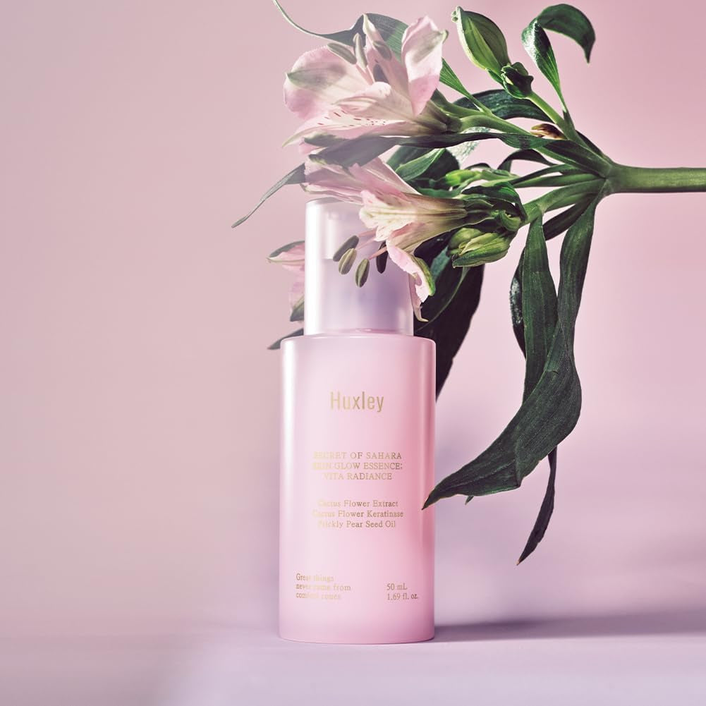 Secret of Sahara Skin Glow Essence: Vita Radiance 50Ml/1.69 Fl. Oz.| Hydrating Korean Skin Care | Dull Skin | Daily Exfoliant Care