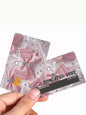 1Pc/4Pcs Pink Rhinestone Bow Stickers, Credit Card, Debit Card, Metro Card, Student ID Cover, DIY Decor, Durable Scratch-Resistant Privacy Protection, Gift for Friends,Back to School,School Supplies