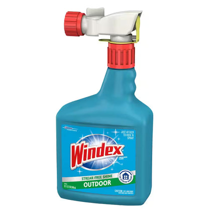 32 Fl. Oz. Blue Bottle Outdoor Glass Cleaner Sprayer