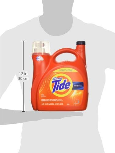 Original 037000777335 High Efficiency Laundry Detergent 150 Oz / 4.43L Mega Value Size -110 Loads (2X Ultra Concentrated) More Power per Drop
