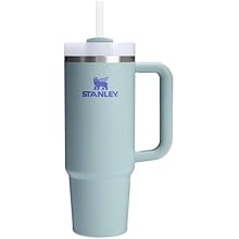 Quencher H2.0 Tumbler with Handle and Straw 30 Oz | Flowstate 3-Position Lid | Cup Holder Compatible for Travel | Insulated Stainless Steel Cup | Bpa-Free | Cherry Blossom