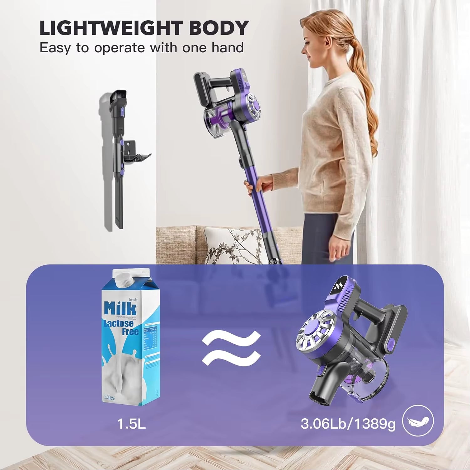 US Local Stock Hot Sale Online 6 in 1 Rechargeable Broom Dust Stick Cordless Vacuum Cleaner for Hardwood Floor Pet Hair