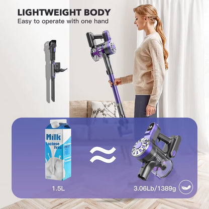 US Local Stock Hot Sale Online 6 in 1 Rechargeable Broom Dust Stick Cordless Vacuum Cleaner for Hardwood Floor Pet Hair