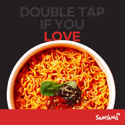 Buldak (Korean) Hot Spicy Chicken Stir Fried Ramen (Noodles) 4.94 Oz (Pack of 20)