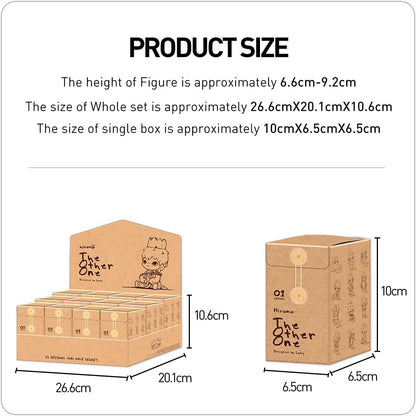 Hirono the Other One Blind Box Figures, Random Design Box Toys for Modern Home Decor, Collectible Toy Set for Desk Accessories, 12PC