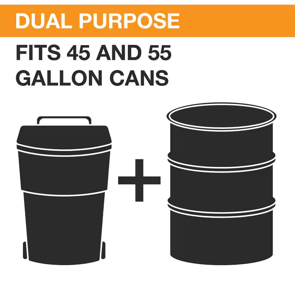 50 Gallon Wave Cut Extra Large Trash Bags (100-Count)
