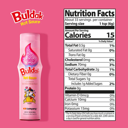 Buldak Hot Sauce - Carbonara, Korean Spicy Hot Chicken Carbonara Flavor Sauce [5.57 Fl Oz (200G) X 2 Pack]