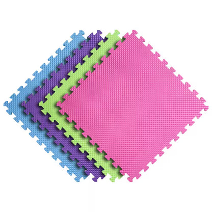 Primary Pastel 24 In. W X 24 In. L X 0.5 In. Thick Foam Exercise\Gym Flooring Tiles (4 Tiles\Case) (16 S. Ft.)