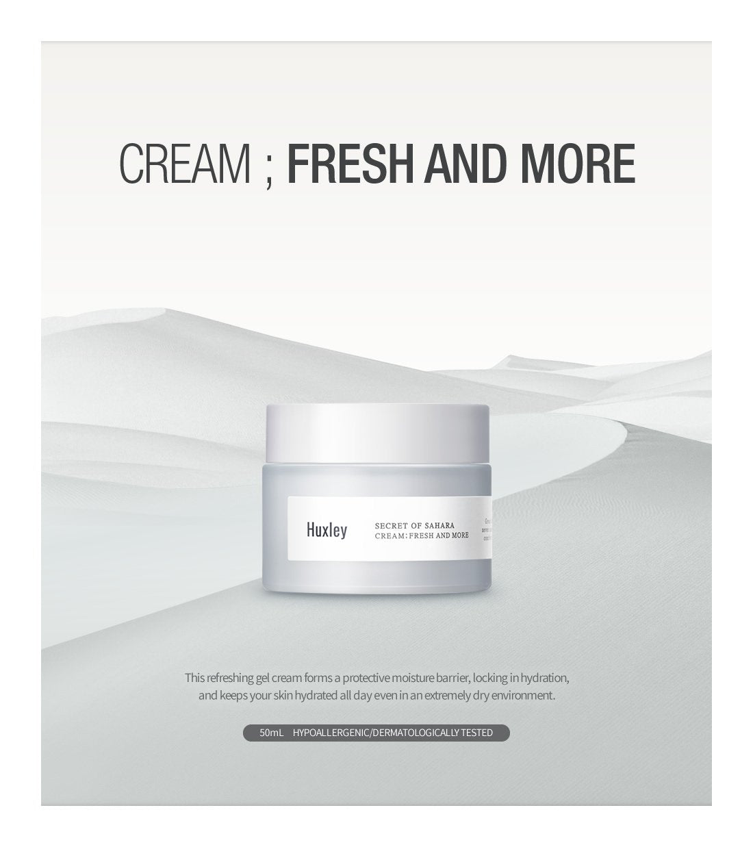 Secret of Sahara Cream Fresh and More 1.69 Fl Oz