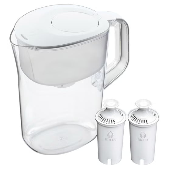 💧 Brita Champlain Water Filter Pitcher – 10-Cup BPA-Free Water Pitcher with 2 Filters