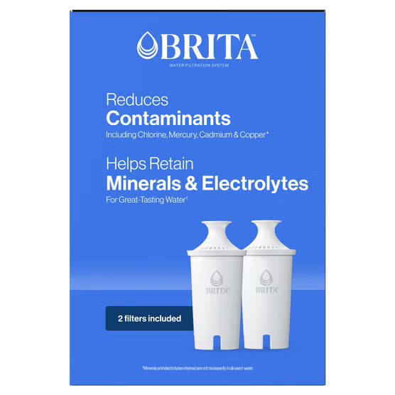💧 Brita Champlain Water Filter Pitcher – 10-Cup BPA-Free Water Pitcher with 2 Filters
