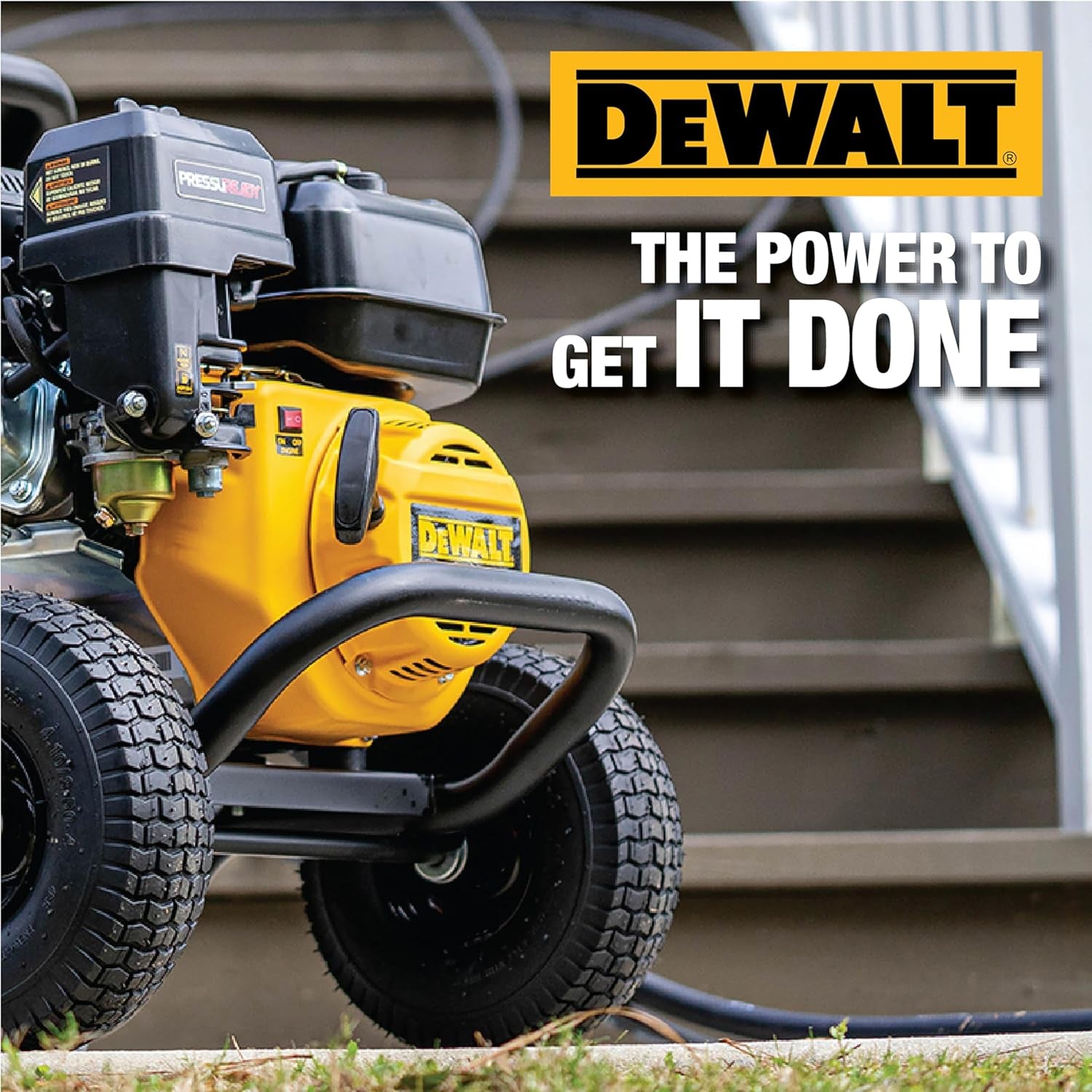 DXPW3400PRNB-S Pressuready 3400 PSI Gas Pressure Washer with Quick Start Technology, 2.5 GPM Axial Cam Pump, 208Cc Engine, Cold Water, Includes 25-Ft Hose, Nozzles, Spray Gun & Wand, 49-State