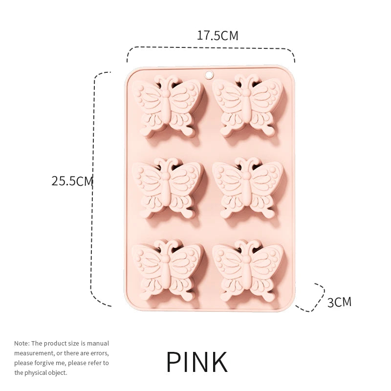 Butterfly Fondant Cake Decorating Tools Handmade Chocolate Bakeware Dessert Decoration Cookie Bee Cake Mold Kitchen Accessories