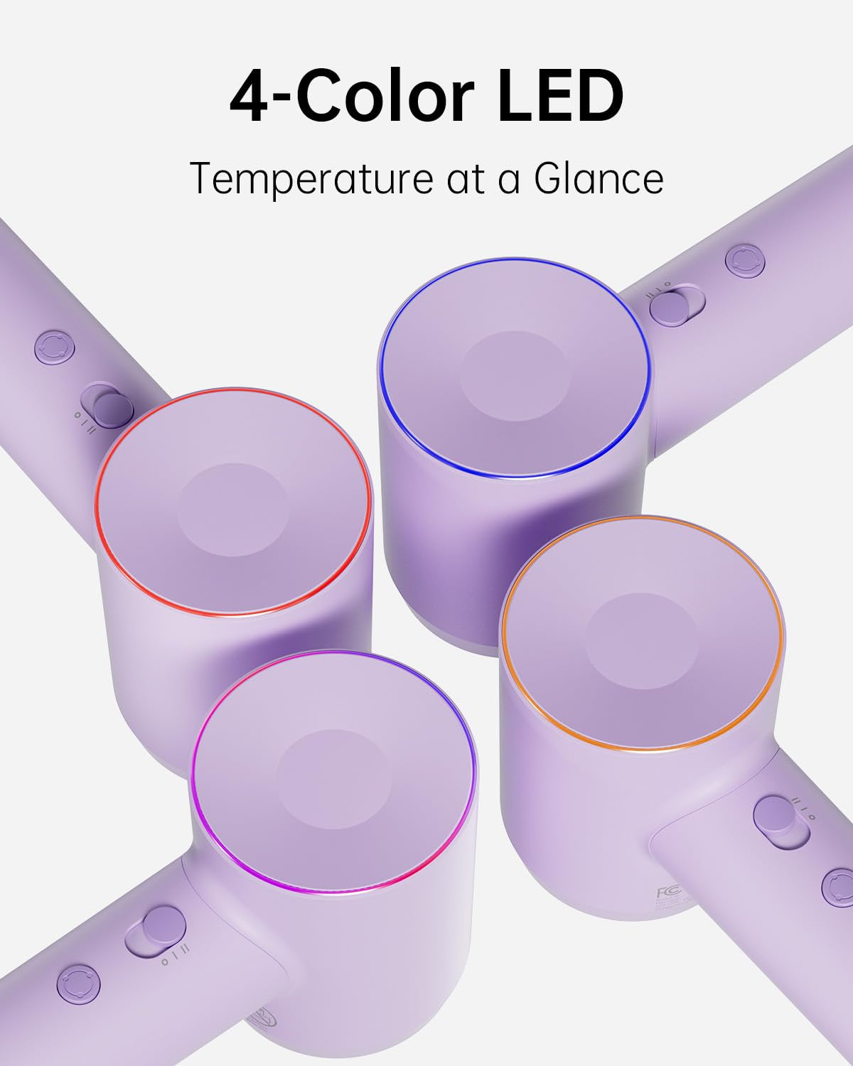 Hair Dryer SE, 200 Million Negative Ionic Blow Dryer with 105,000 RPM Brushless Motor 1400W Powerful Fast Drying High-Speed Low Noise Hairdryer with Magnetic Attachments