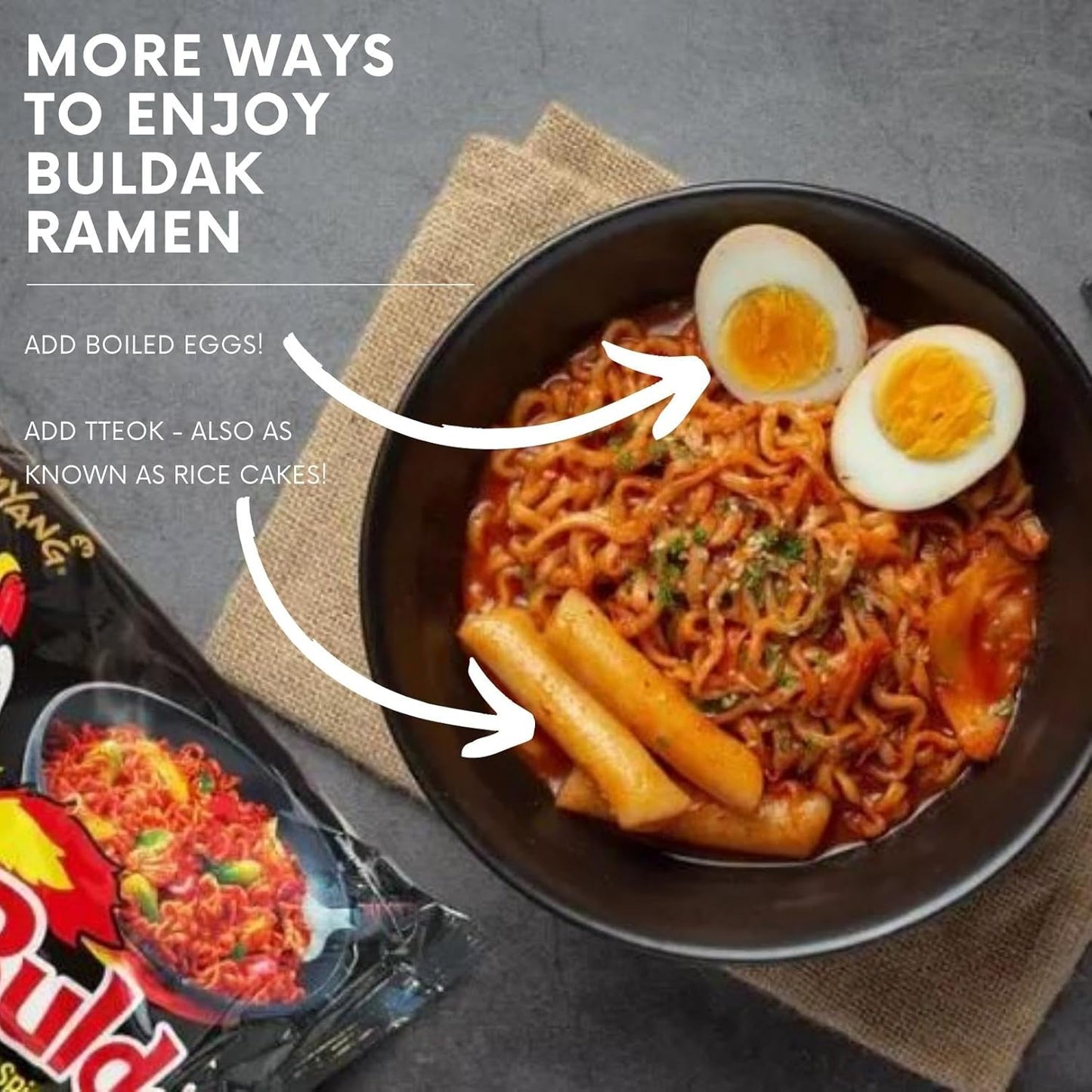 Korean Spicy Chicken Ramen Variety 10 Packs (10 Different Noodles) Sampler Gift Box, Korean Ramen, Ramen Noodles, Noodles, Asian Noodles Variety Pack, Spicy Chicken Ramen, Carbonara