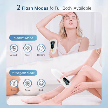 Professional 3 in 1 IPL Laser Hair Removal Machine 999,999 Flash Portable Ice Cooling IPL Hair Removal Device for Home Use