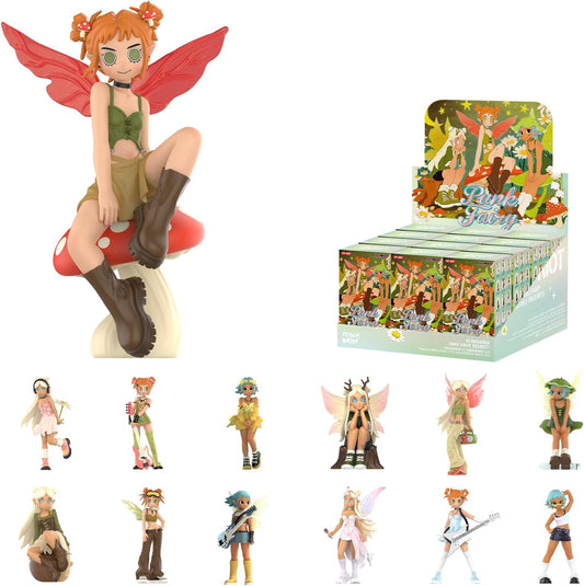 Peach Riot Punk Fairy Series Figures, 12Pcs Peach Riot Blind Box Figures, Random Design Action Figures Collectible Toys Home Decorations, Holiday Birthday Gifts for Girls and Boys, Whole Set