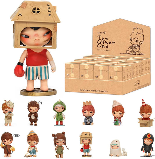 Hirono the Other One Blind Box Figures, Random Design Box Toys for Modern Home Decor, Collectible Toy Set for Desk Accessories, 12PC
