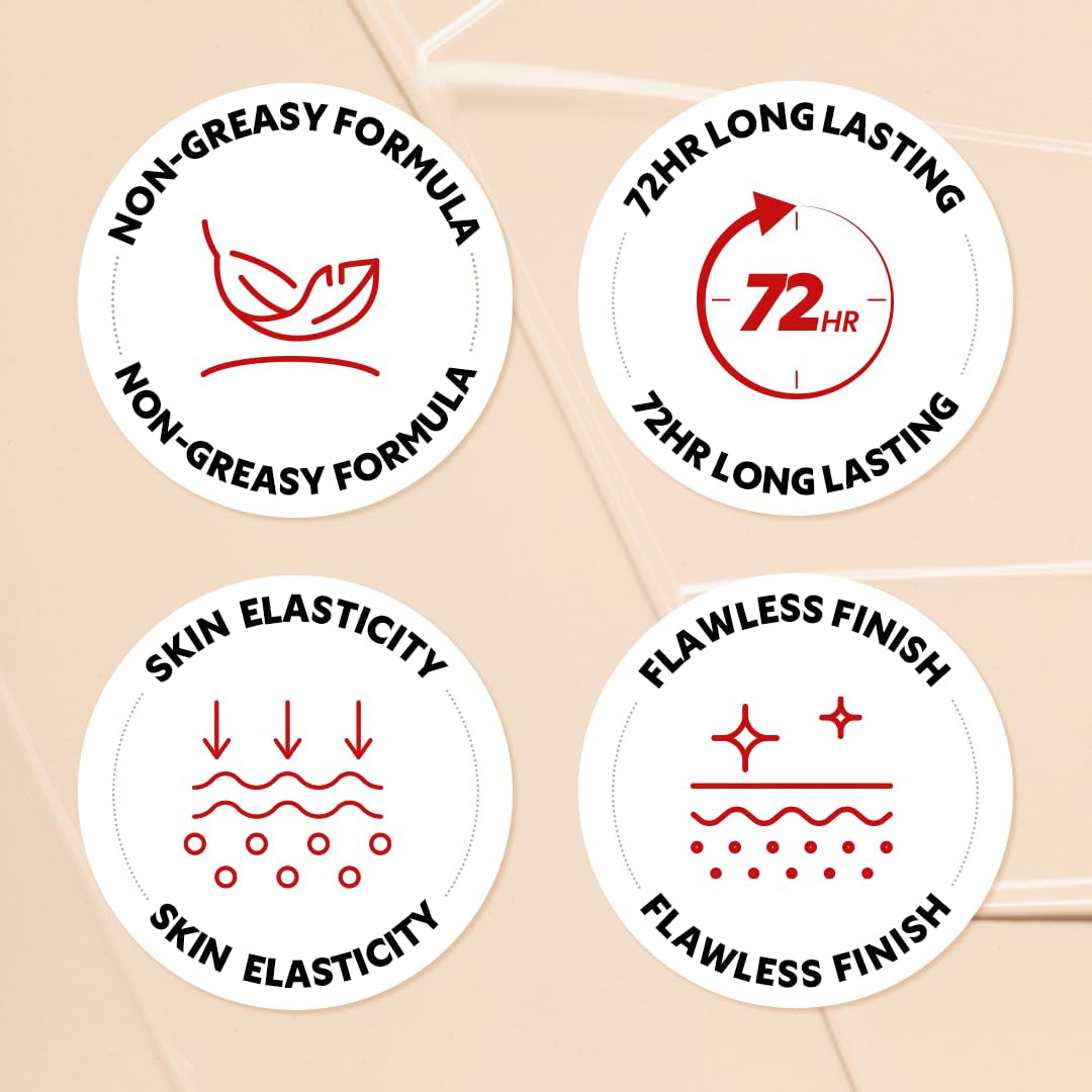 Mask Fit Red Cushion Foundation | Full Coverage, Weightless, Skin Fit, Satin Glow Finish, Korean Makeup, Beauty, Tattoo Cover Up, Buildable (#23N Sand, 0.63 Fl Oz)