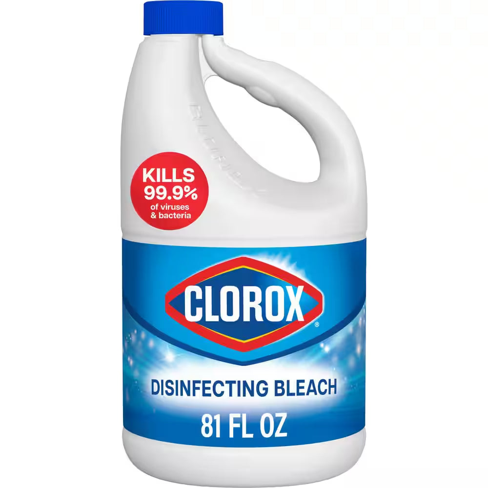 Concentrated Regular Disinfecting Liquid Laundry Bleach, 81 Fl.Oz. 6-Pack